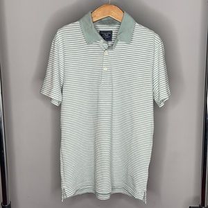 Abercrombie & Fitch, Medium, Green/White Stripe